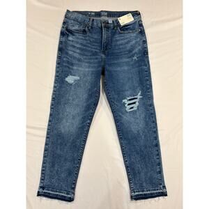 NWT Ana High Rise Straight Distressed Jeans Size 14